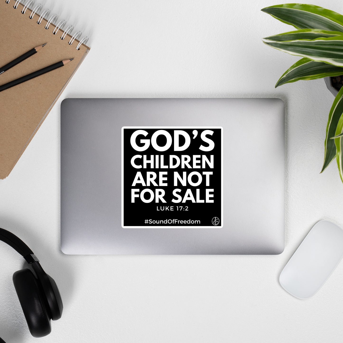 God’s Children Are Not For Sale Bubble-Free Stickers