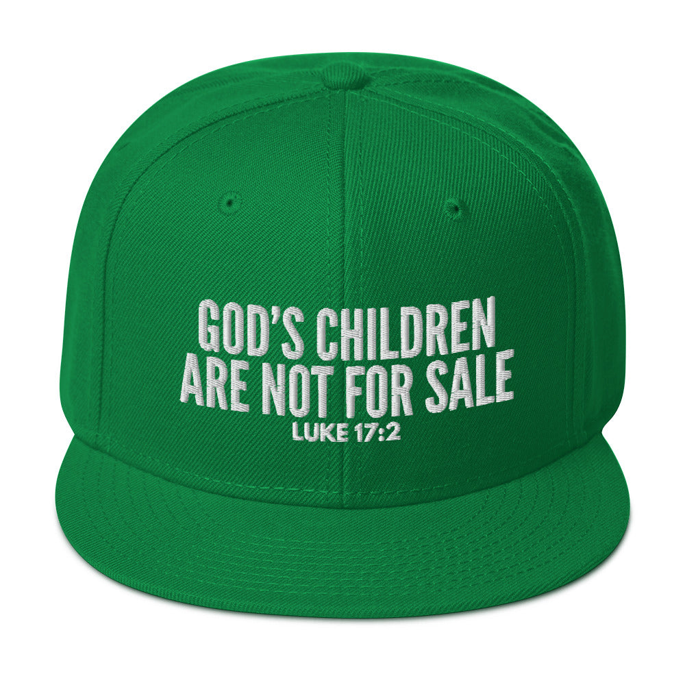God’s Children Are Not For Sale Snapback Hat