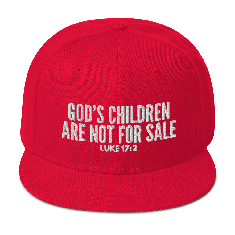 God’s Children Are Not For Sale Snapback Hat
