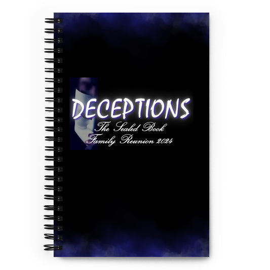 DECEPTIONS 2024 Spiral Notebook
