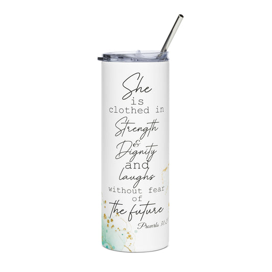 Proverbs 31 Stainless steel tumbler