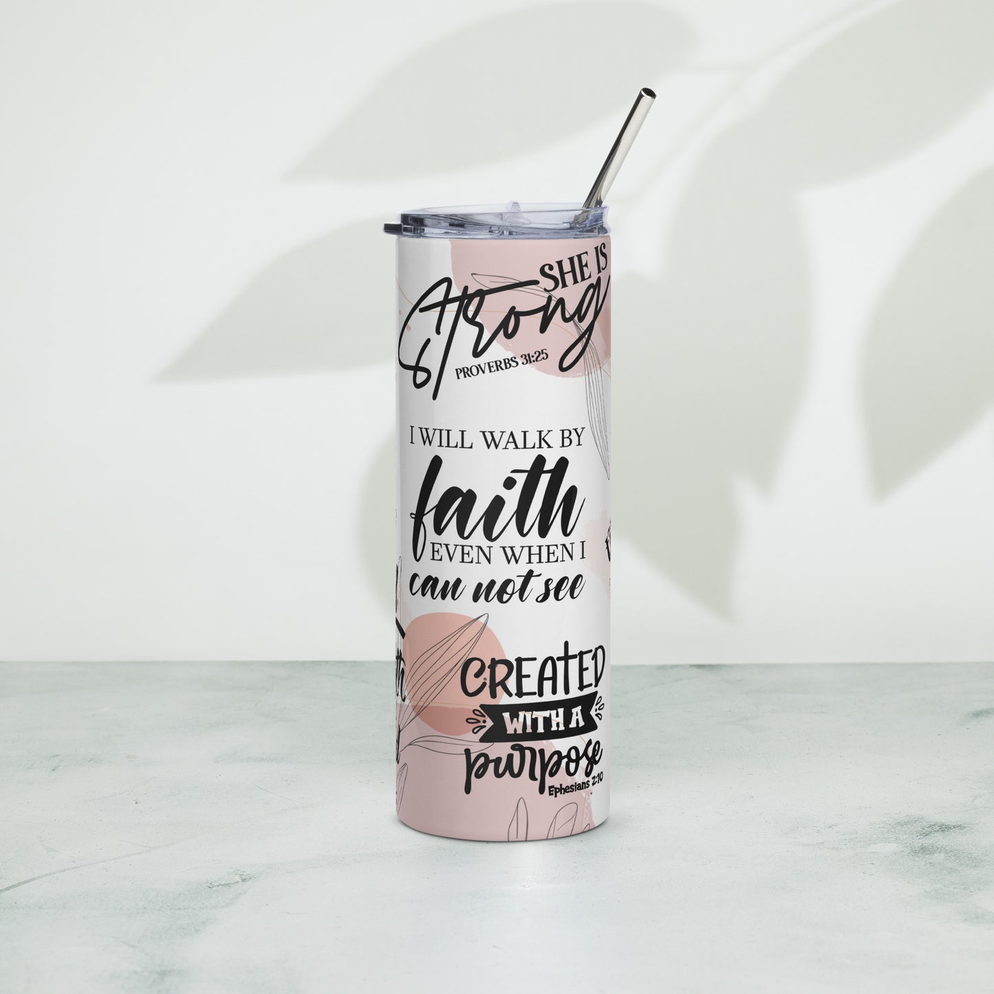 Faith Fuel Stainless steel tumbler