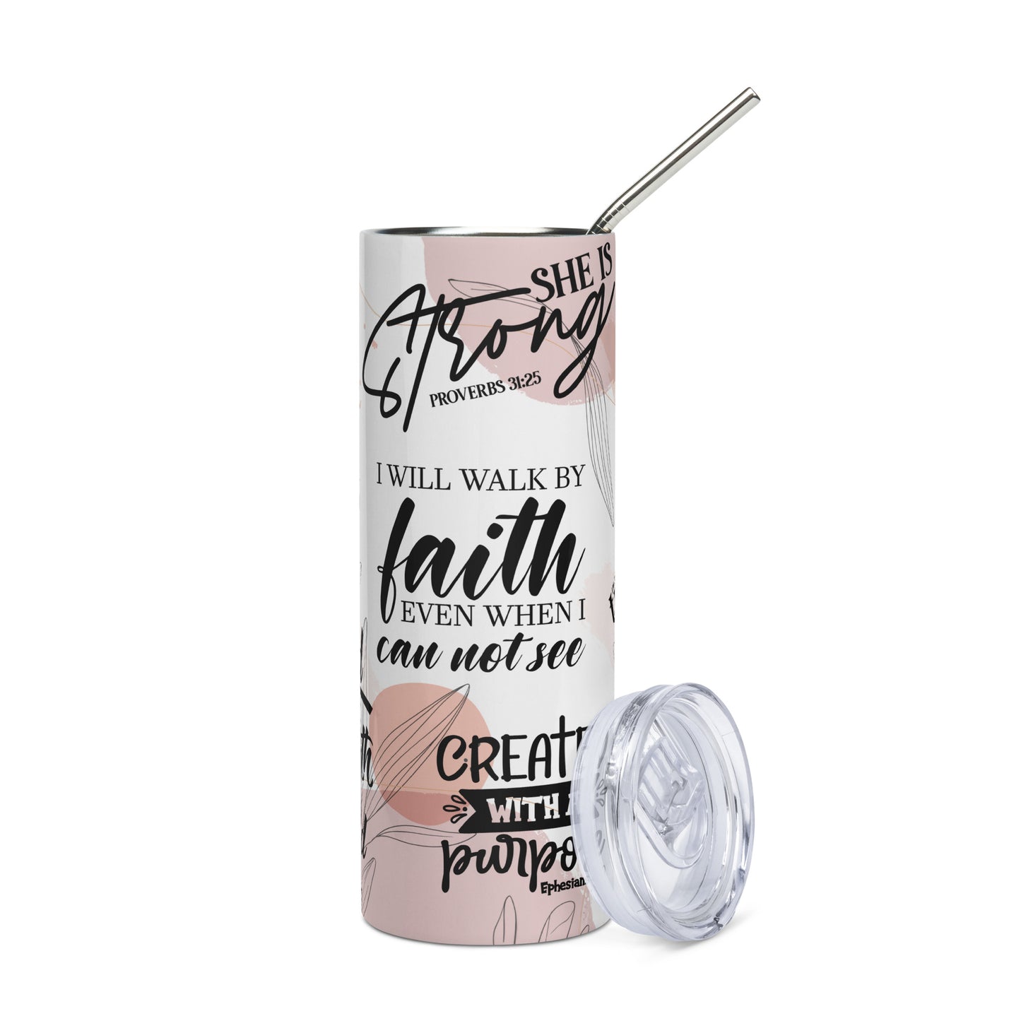 Faith Fuel Stainless steel tumbler