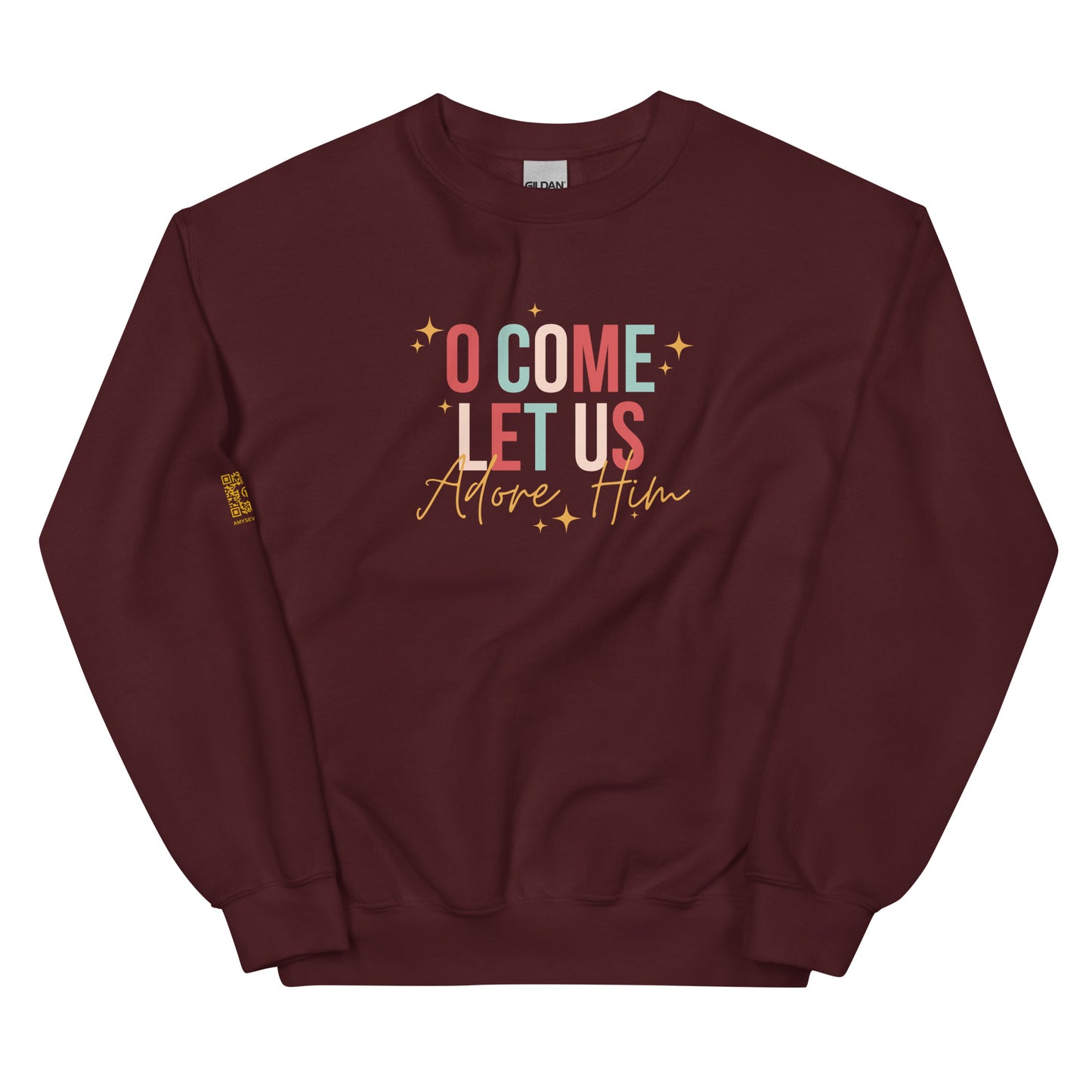 O Come Let Us Adore Him Unisex Sweatshirt