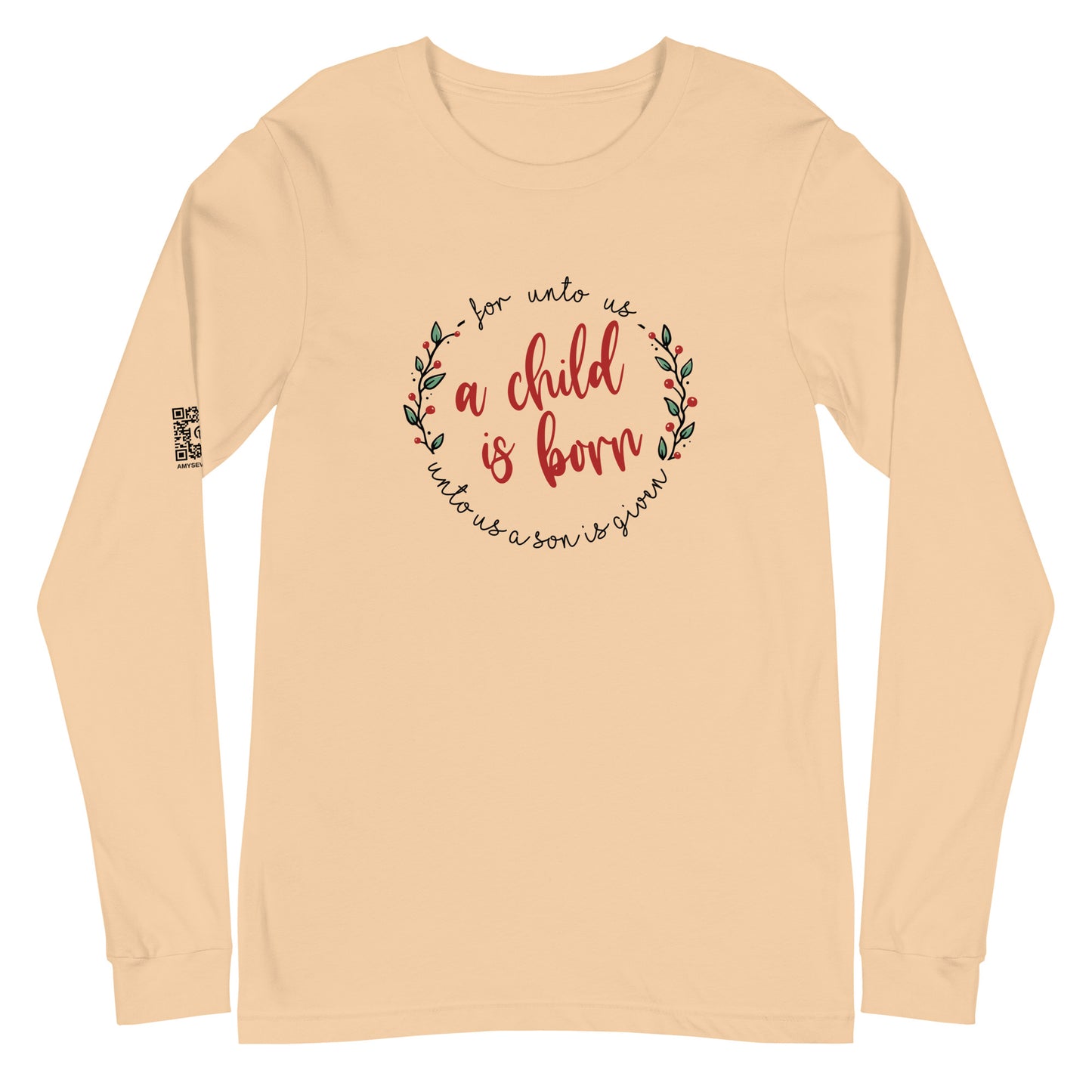 A Child Is Born Unisex Long Sleeve Tee