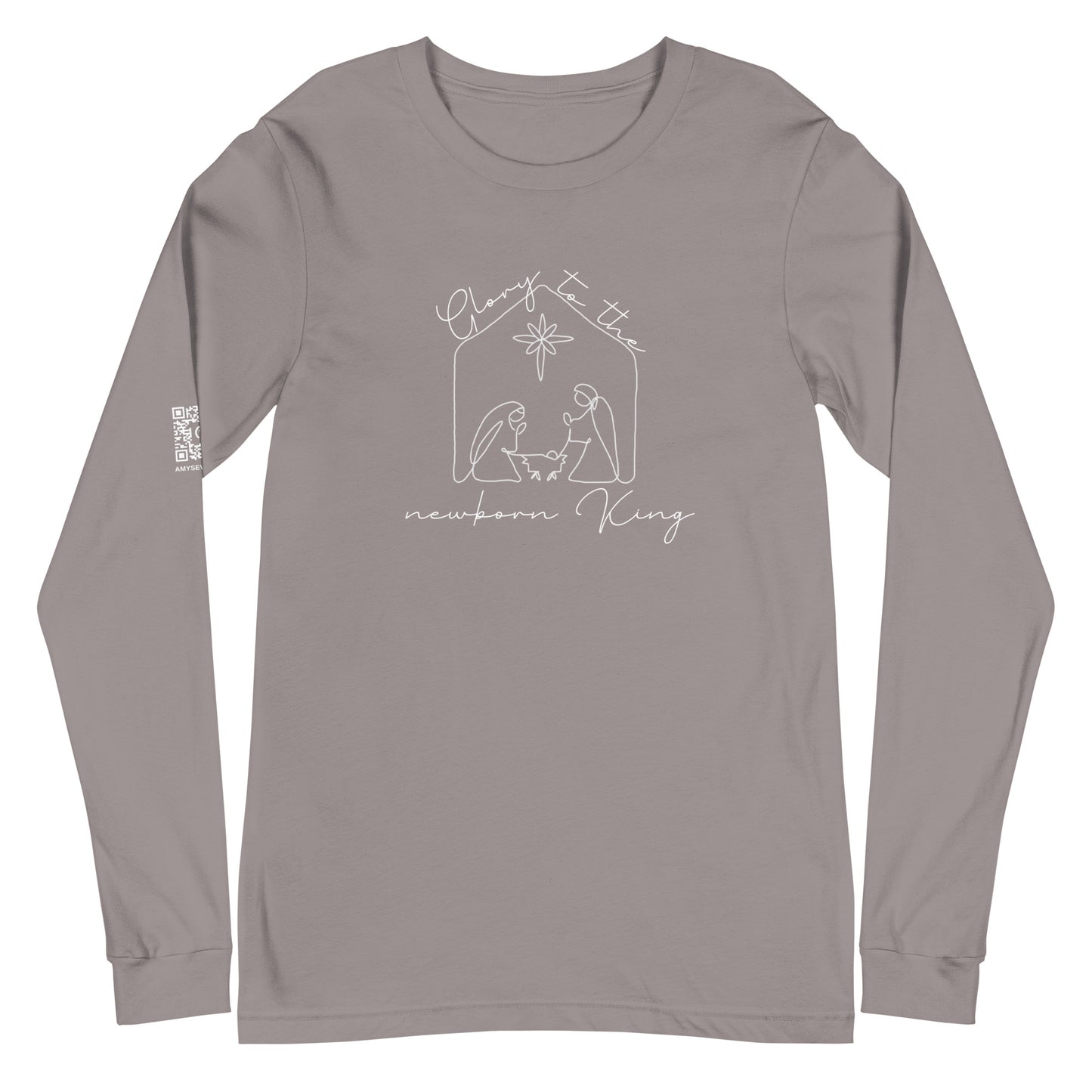 Glory To The Newborn King Unisex Long Sleeve Tee