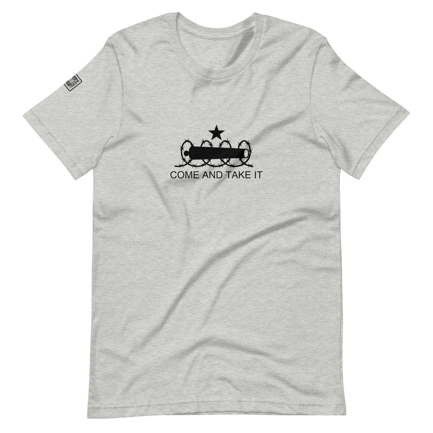 Come And Take It (black text) Unisex t-shirt