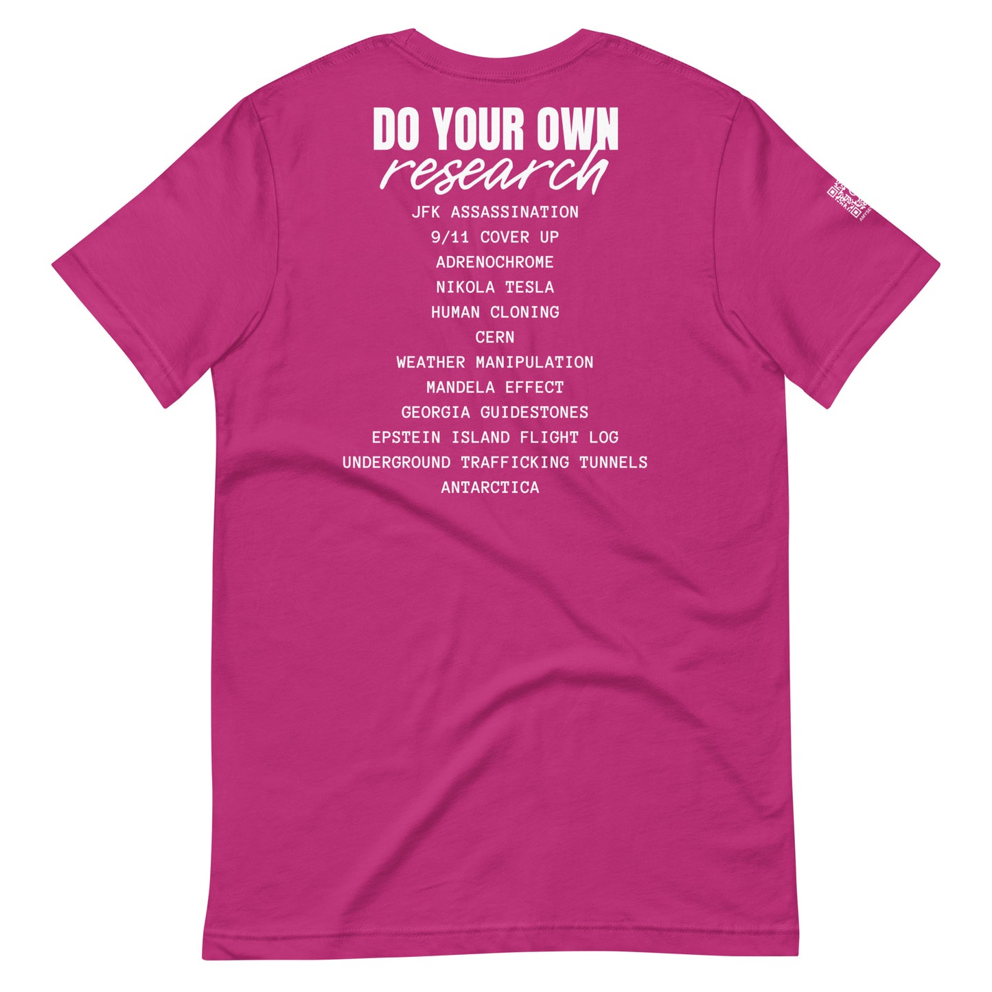 Conspiracy Theory Expert Unisex t-shirt