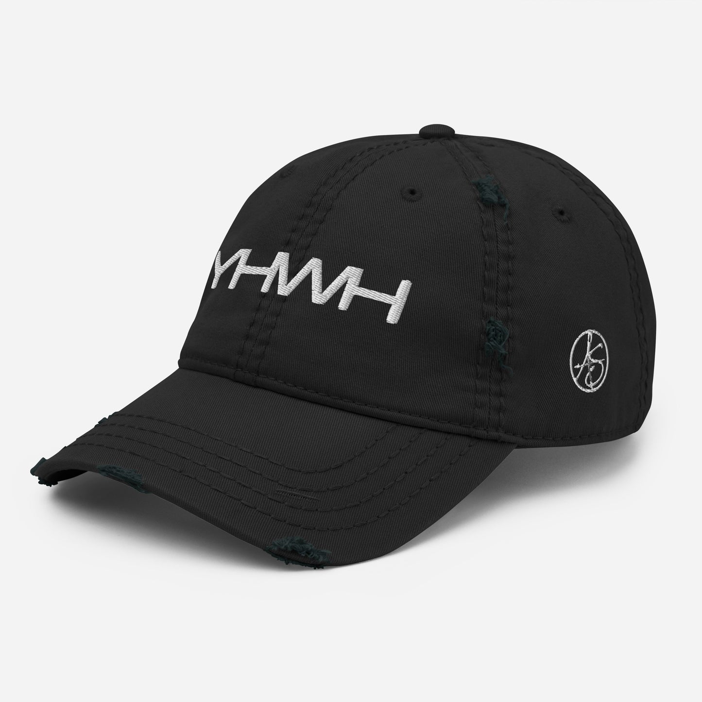 YHWH Distressed Hat