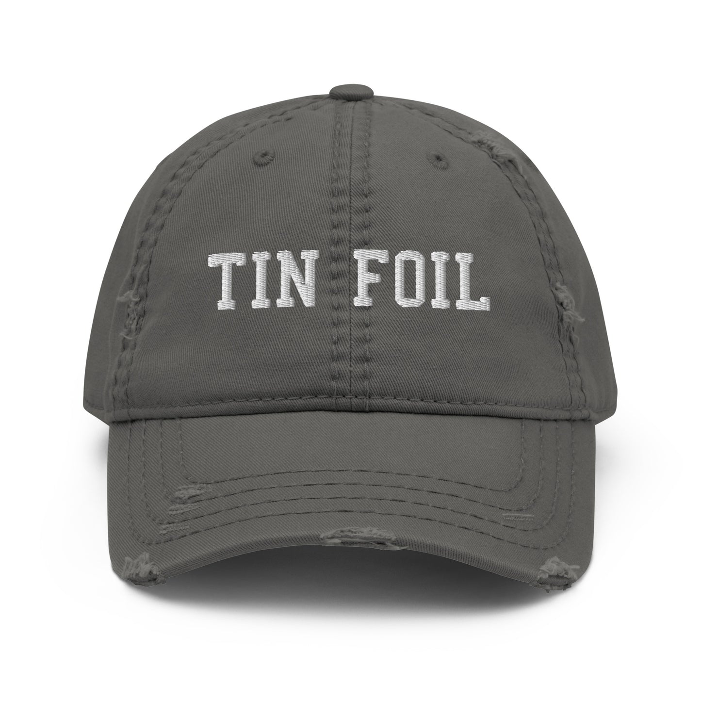 Tin Foil Distressed Hat