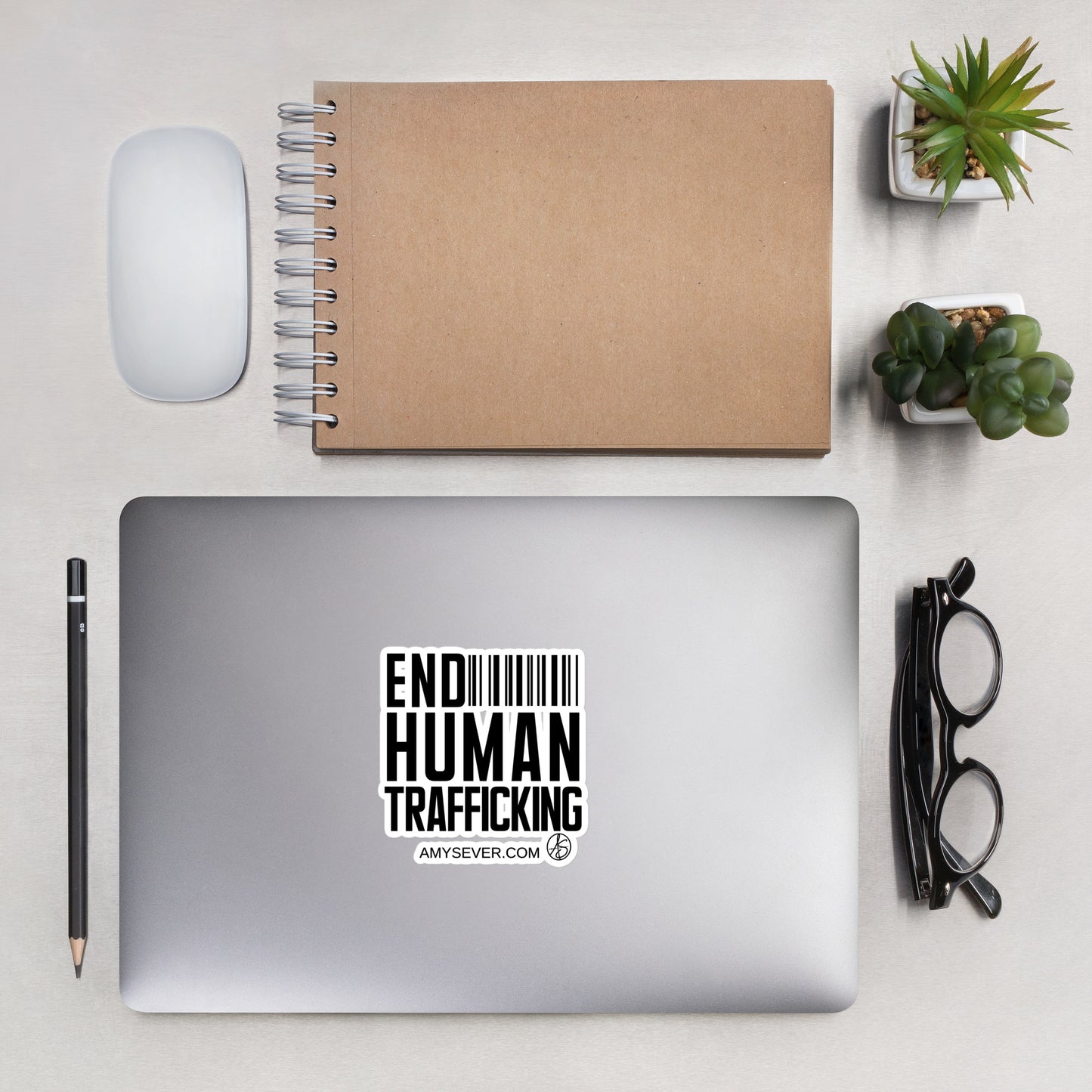End Human Trafficking Bubble-free Stickers