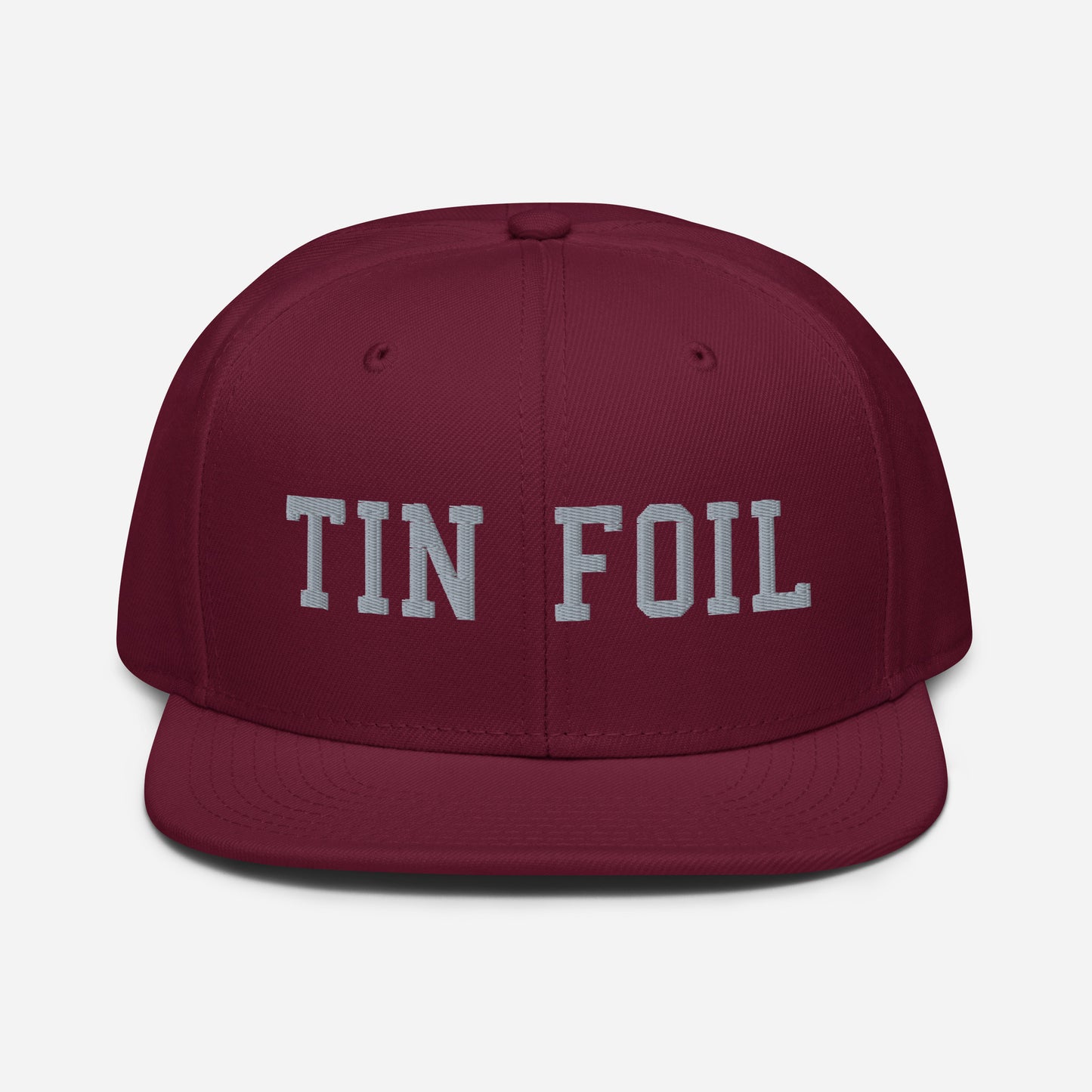 Tin Foil Snapback Hat