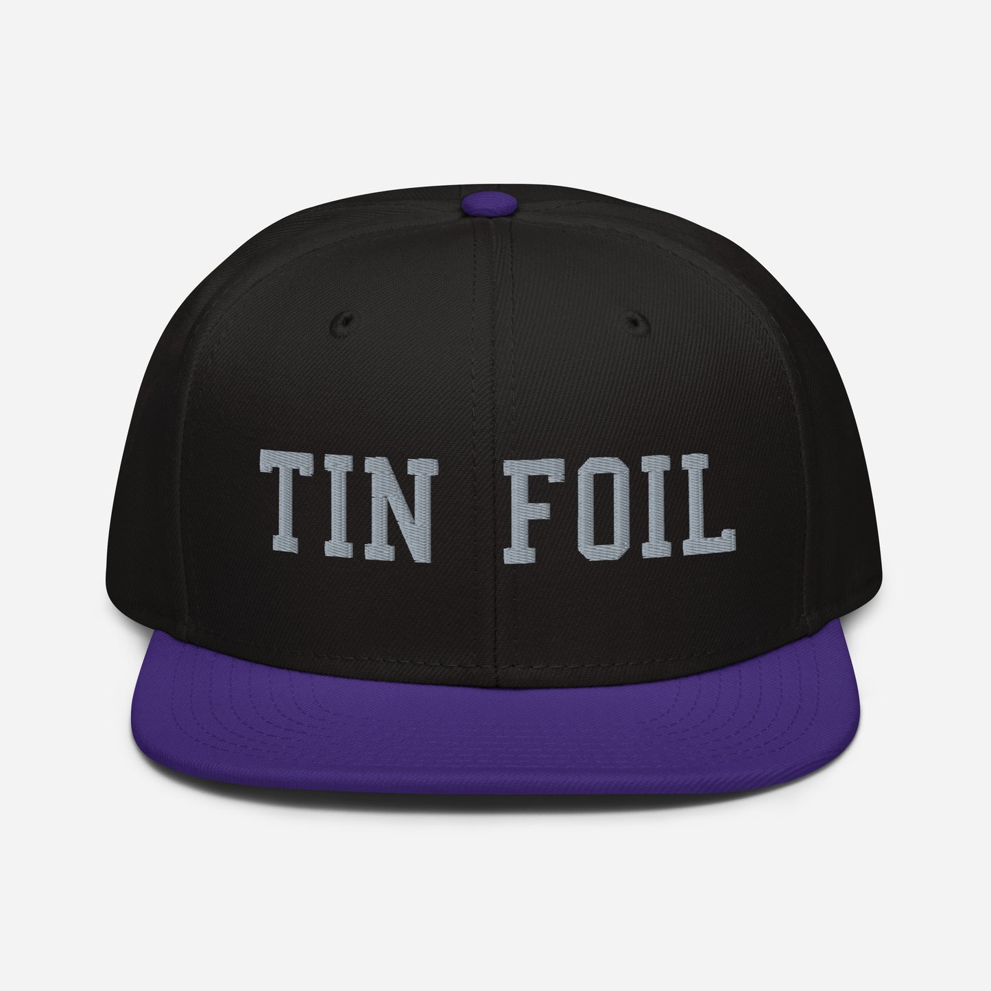 Tin Foil Snapback Hat