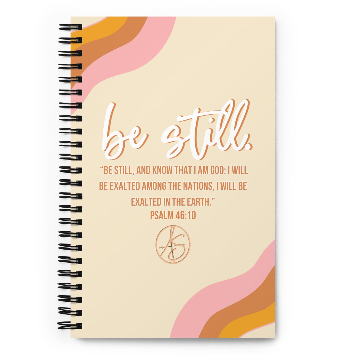 Be Still Spiral notebook