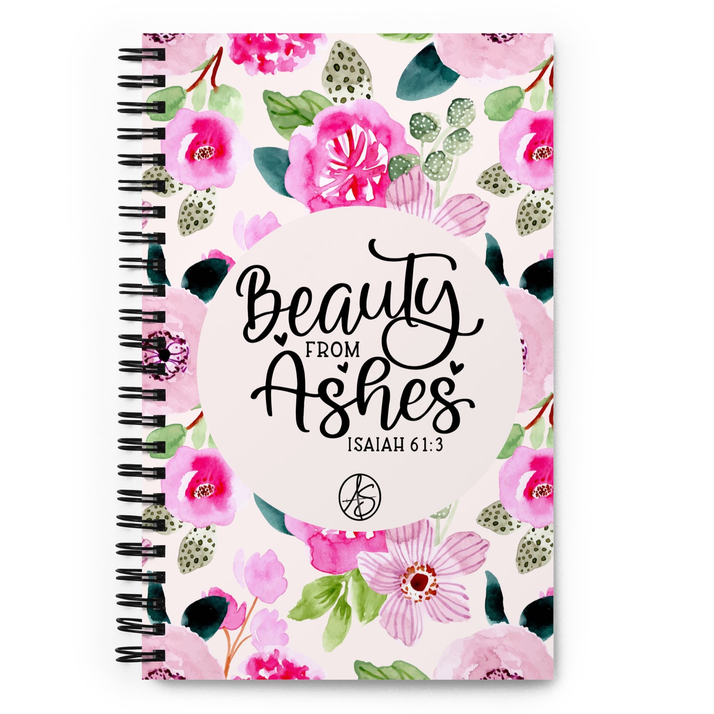 Beauty From Ashes Spiral notebook
