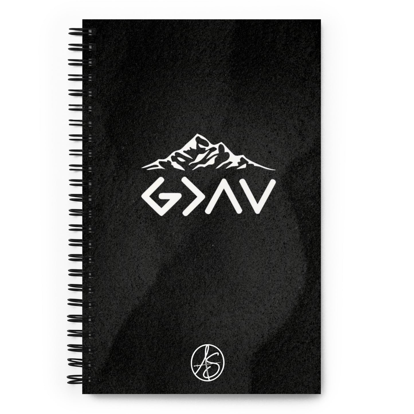 God Is Greater Spiral notebook
