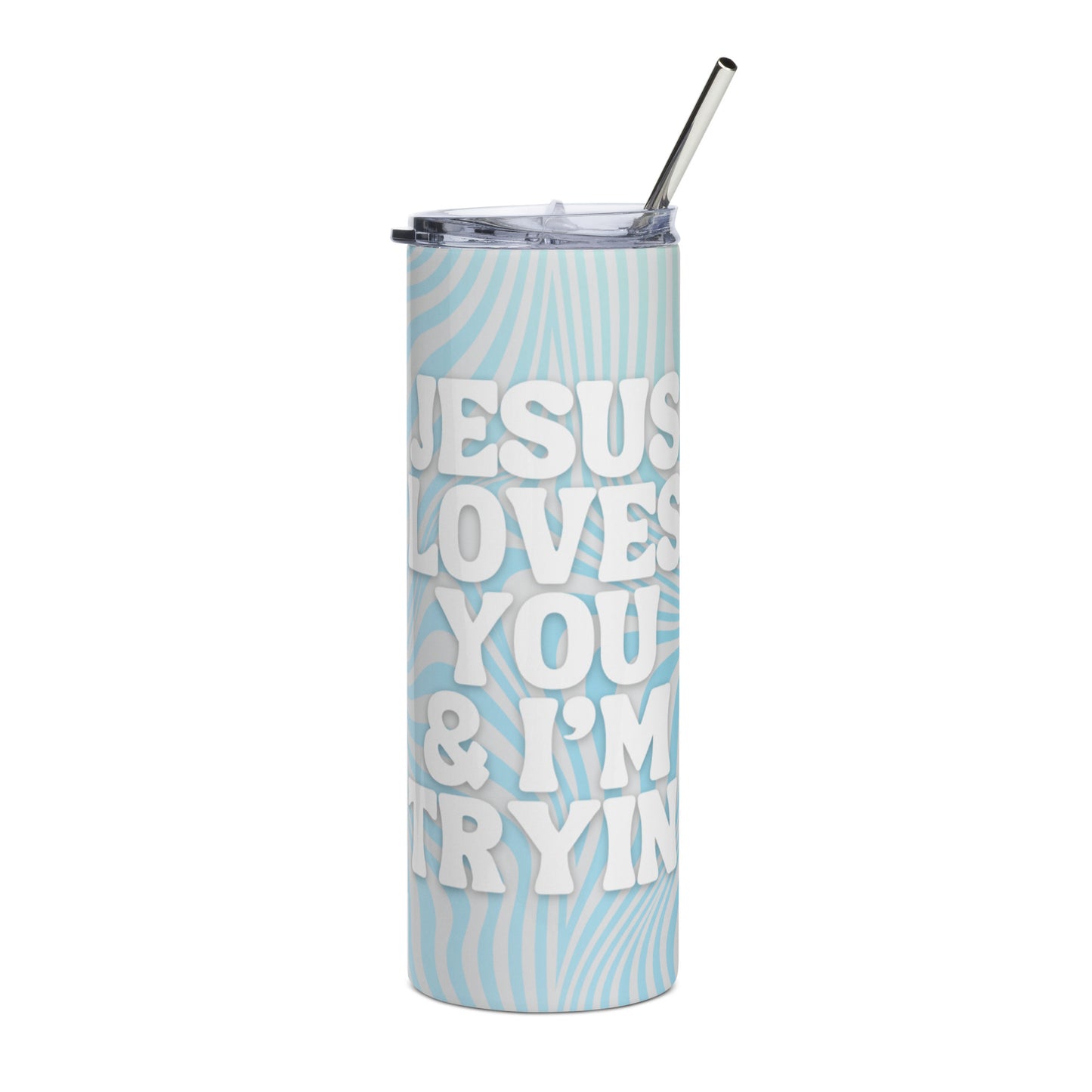 Jesus Loves You Stainless Steel Tumbler