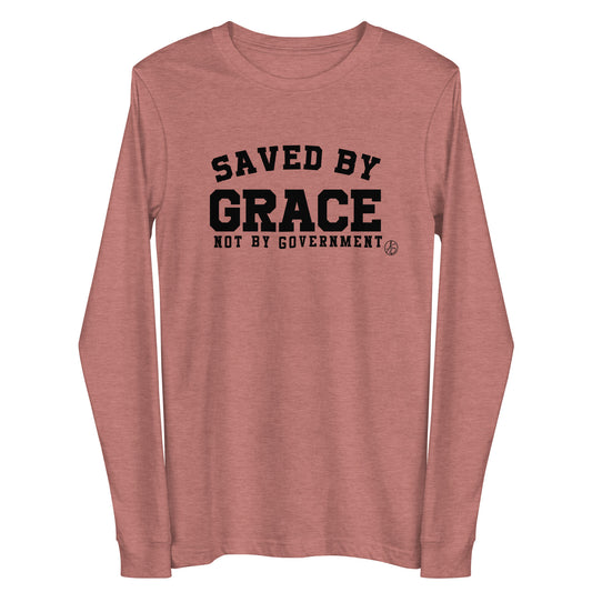 Saved By Grace Unisex Long Sleeve Tee