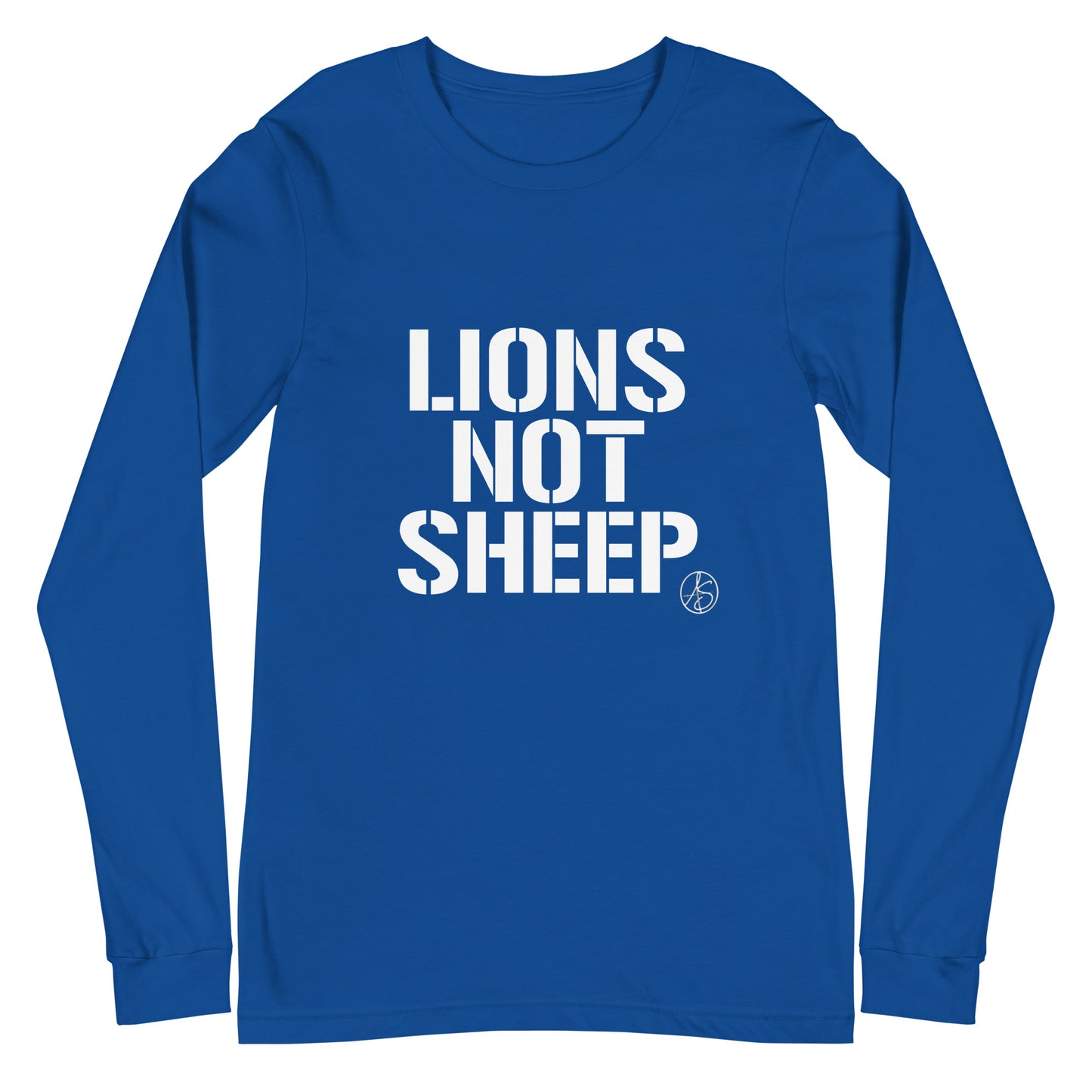 Lions Not Sheep Unisex Long Sleeve Tee