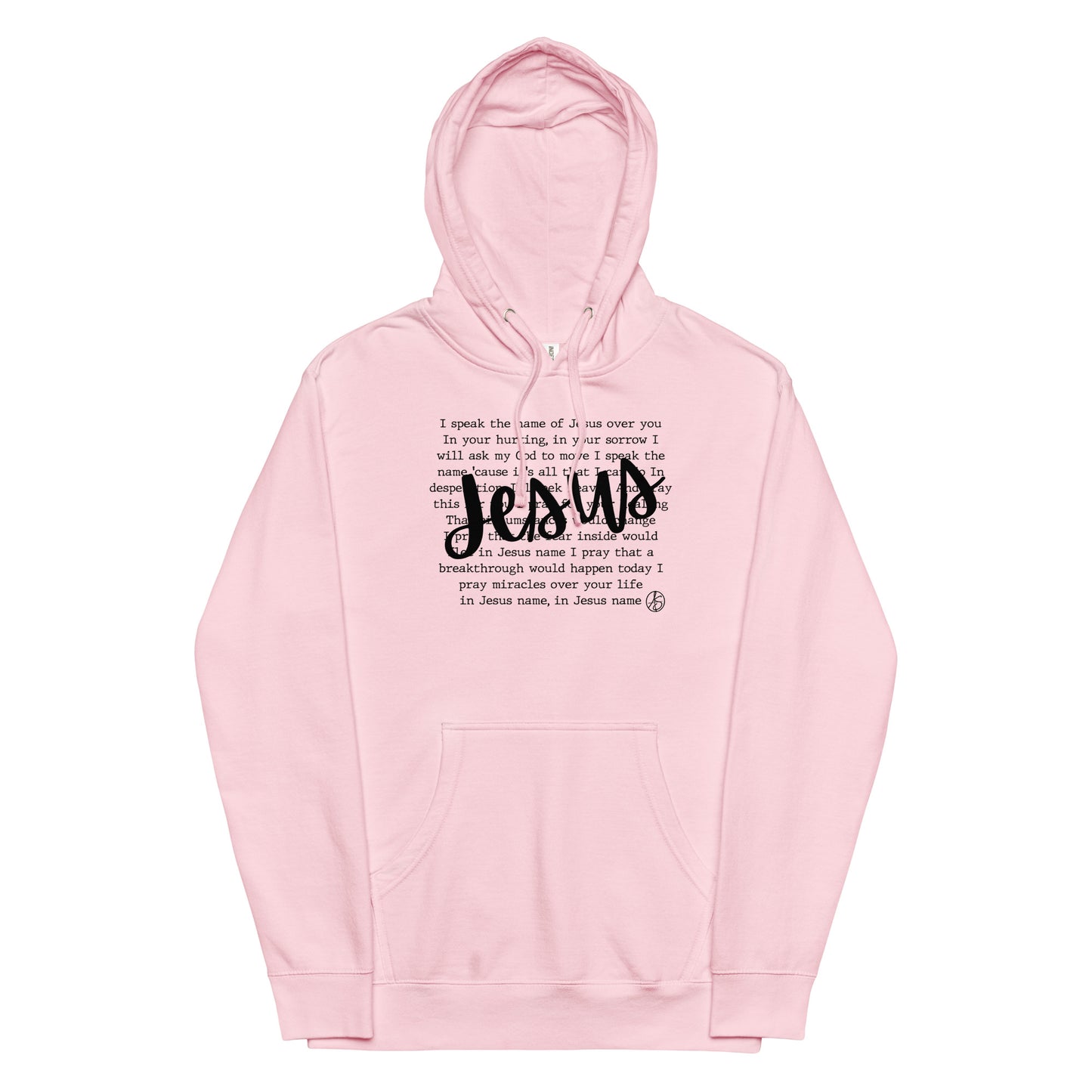 In Jesus Name Unisex Midweight Hoodie