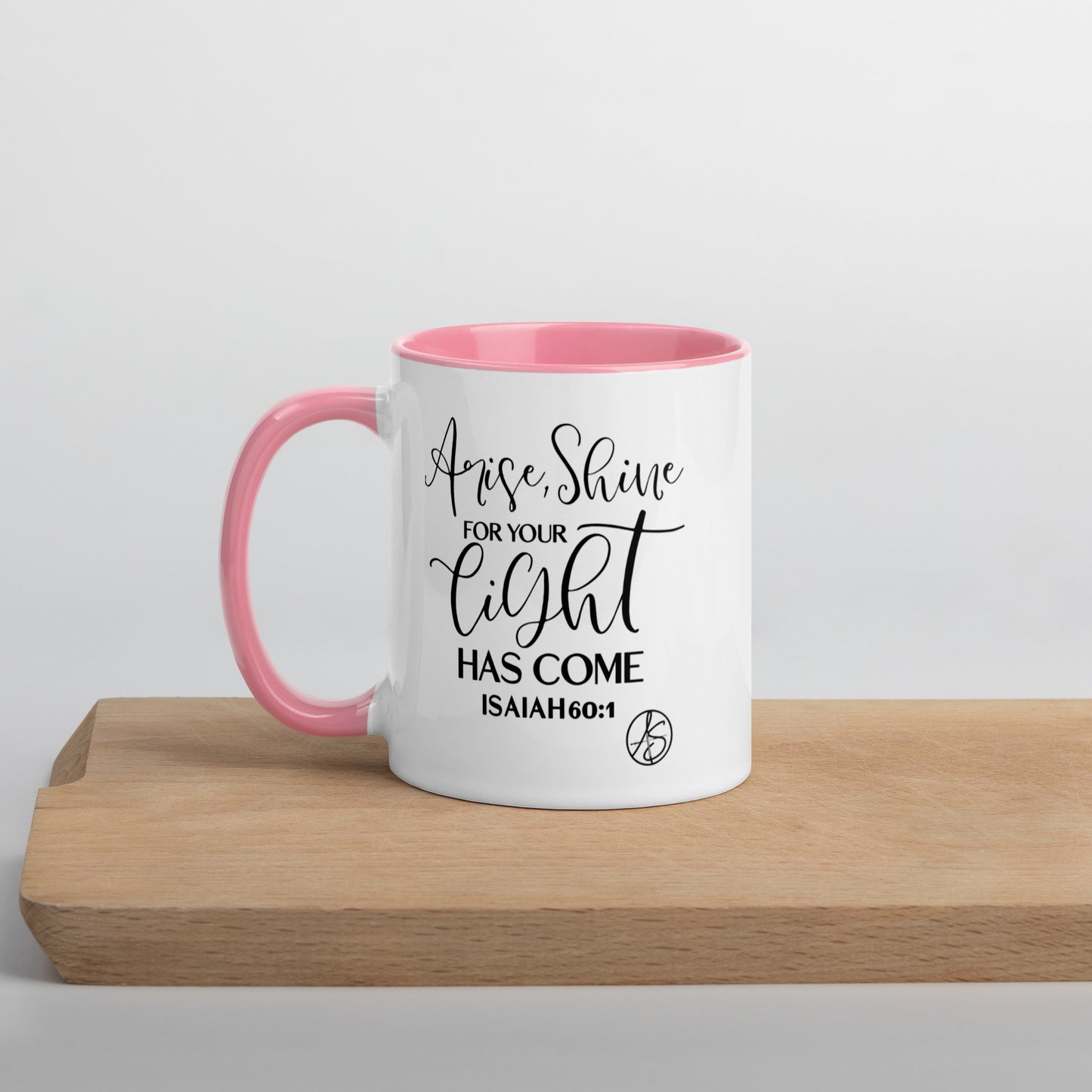 Isaiah 60:1 Mug with Color Inside