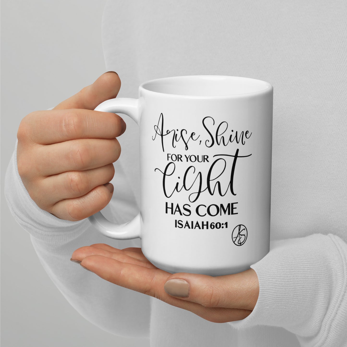 Isaiah 60:1 White Mug